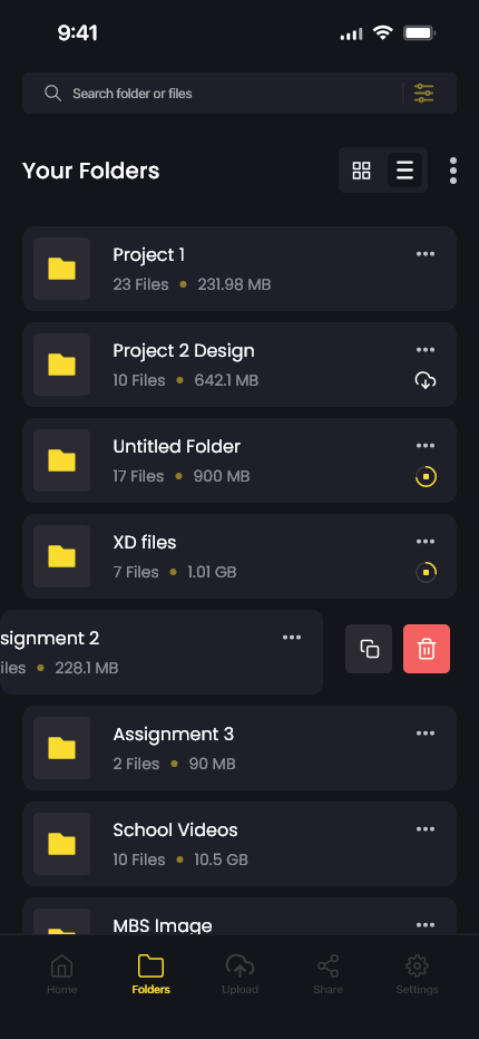 File management app