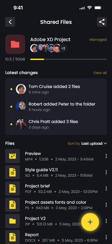 File management app